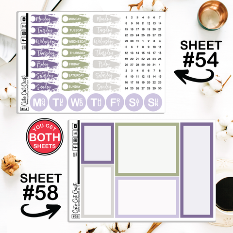 Lavender Fields #346 || ECLP Weekly & Monthly