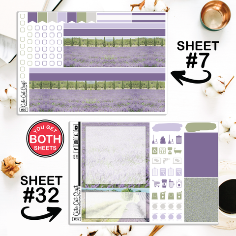 Lavender Fields #346 || ECLP Weekly & Monthly