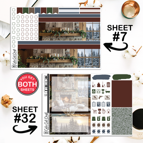 Cozy Cabin #402 || ECLP Weekly & Monthly