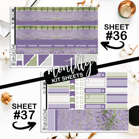 Lavender Fields #346 || ECLP Weekly & Monthly