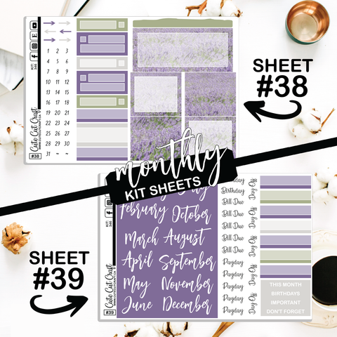 Lavender Fields #346 || ECLP Weekly & Monthly