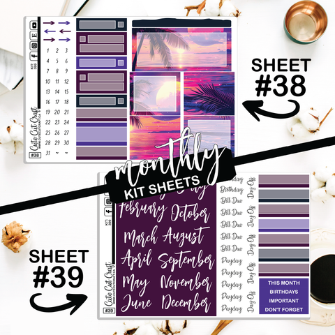 Beach Sunset #399 || ECLP Weekly & Monthly