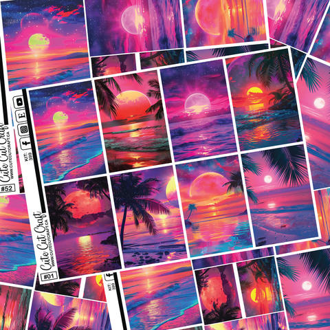 Beach Sunset #399 || Full Boxes