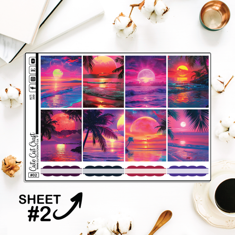 Beach Sunset #399 || Full Boxes