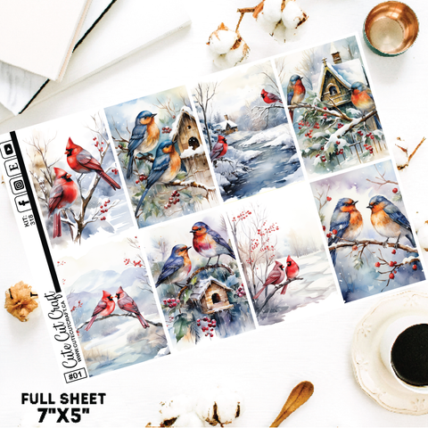Winter Birds #318 || Full Boxes