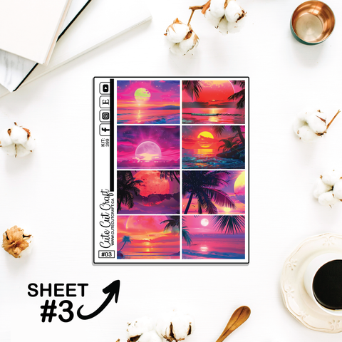 Beach Sunset #399 || Full Boxes