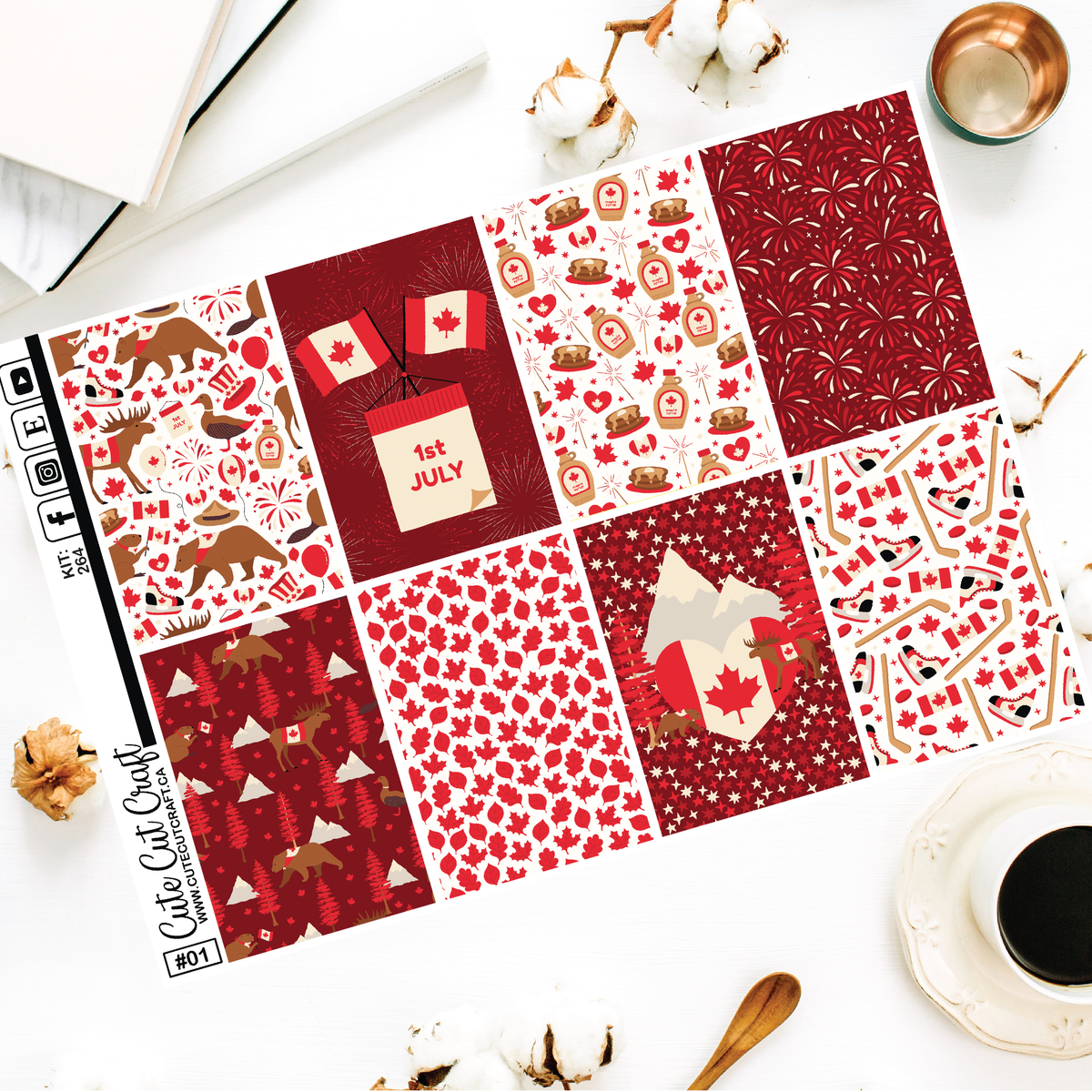 Canadian Pride #264 || EC/HP Full Boxes