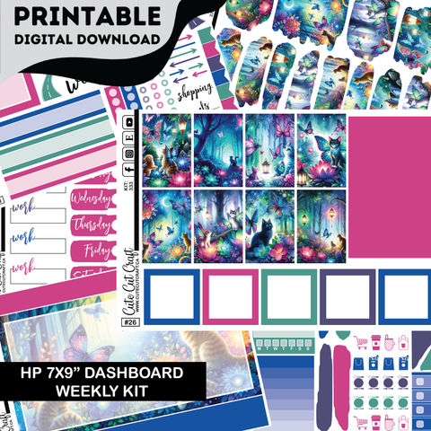 Cattafly #333 || CHP Dashboard Kit [PRINTABLE]