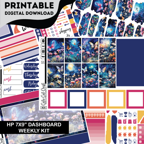 Enchanted Butterfly #271 || CHP Dashboard Kit [PRINTABLE]