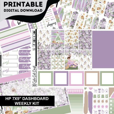Spring Picnic #268 || CHP Dashboard Kit [PRINTABLE]