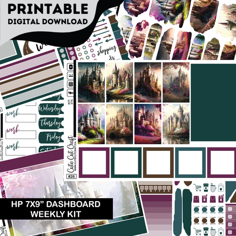 Dream Castle #274 || CHP Dashboard Kit [PRINTABLE]