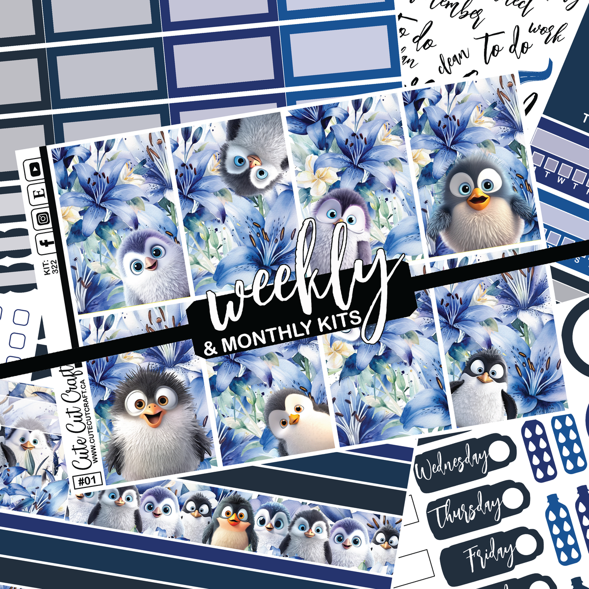 Winter Penguins #322 || Classic HP Weekly & Monthly