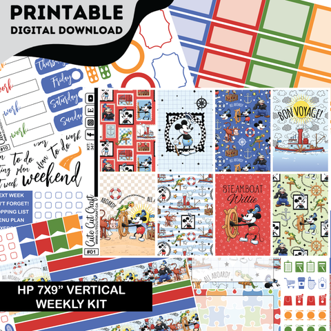 Steamboat Willie #347 || CHP Vertical Kit [PRINTABLE]