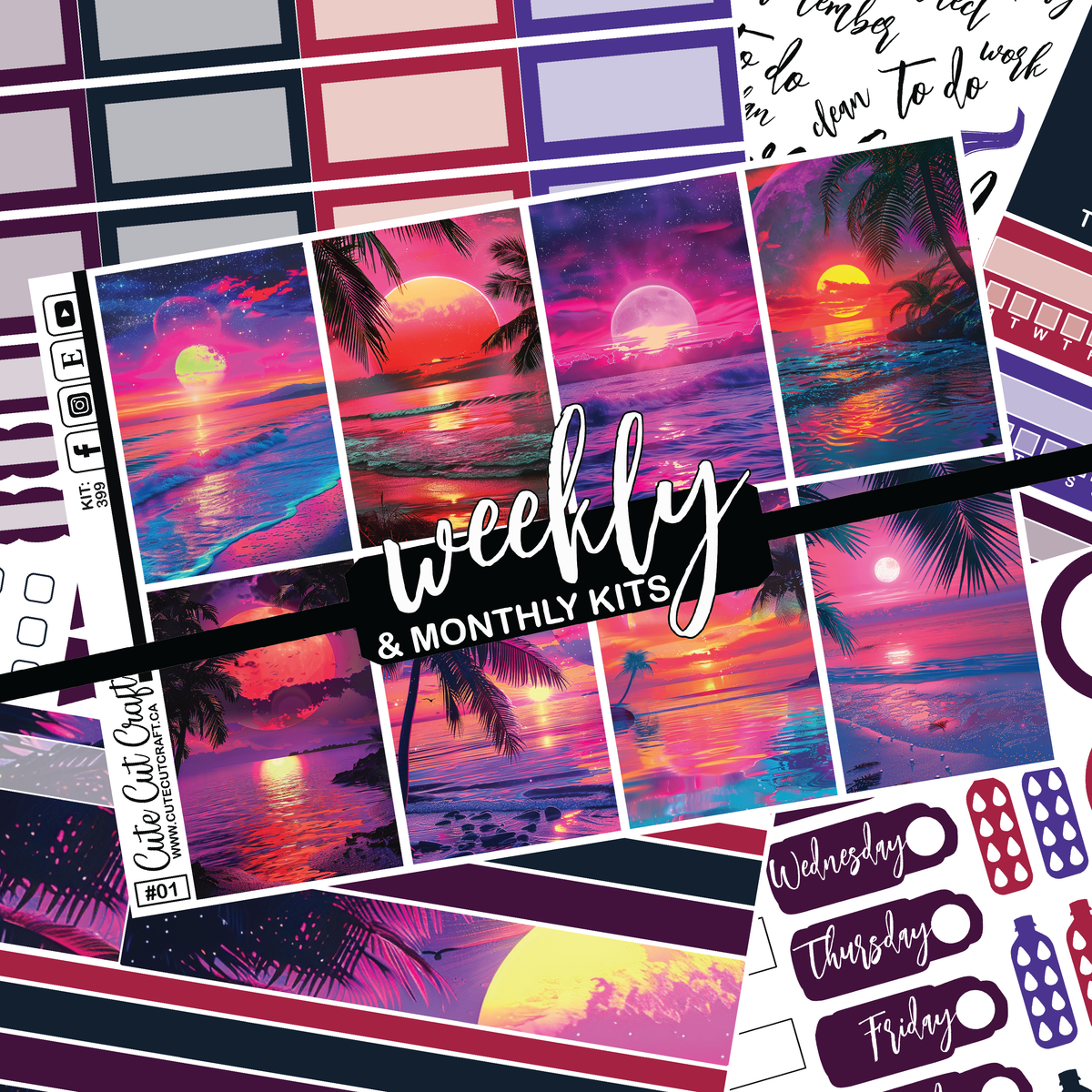 Beach Sunset #399 || Classic HP Weekly & Monthly