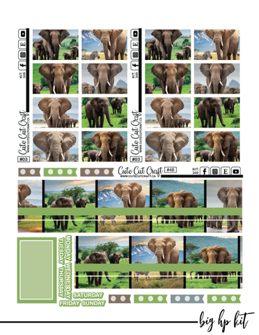 Elephant Expedition #349 || Big HP [PRINTABLE]