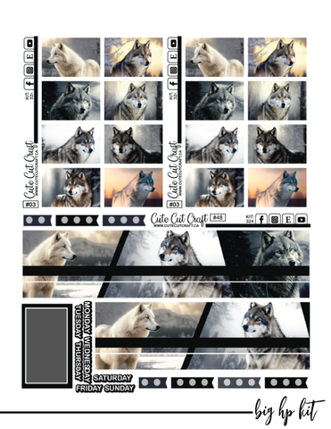 Winter Wolf #324 || Big HP [PRINTABLE]