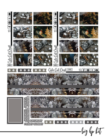 Silver Christmas #316 || Big HP [PRINTABLE]