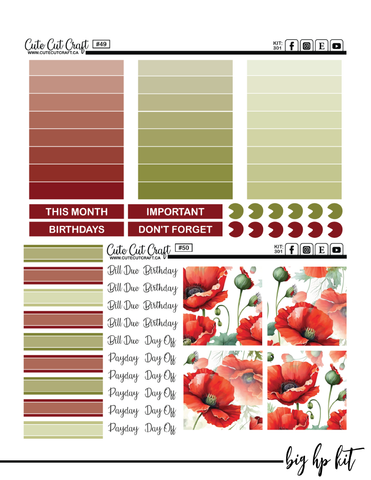 November Poppies #301 || Complete Collection [PRINTABLE]