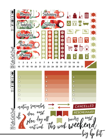 November Poppies #301 || Complete Collection [PRINTABLE]