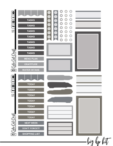 Silver Christmas #316 || Big HP [PRINTABLE]