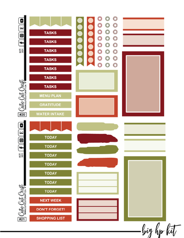 November Poppies #301 || Big HP [PRINTABLE]