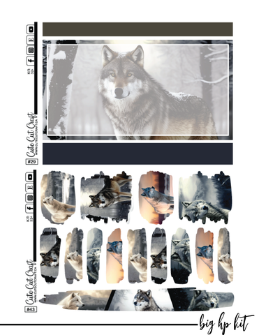 Winter Wolf #324 || Big HP [PRINTABLE]