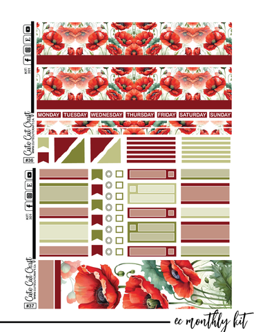 November Poppies #301 || Complete Collection [PRINTABLE]