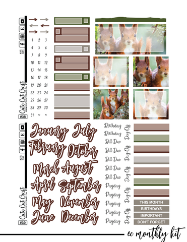 Magic Squirrel #351 || ECLP Kit [PRINTABLE]