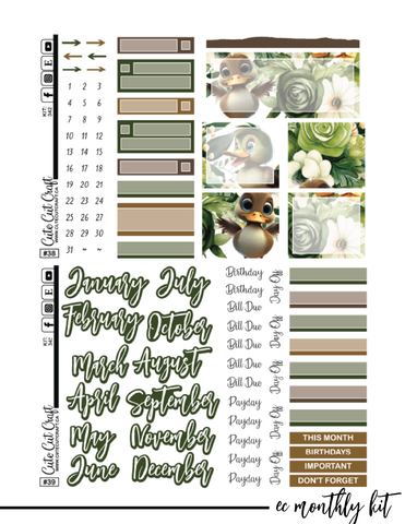 Water Buddies #342 || ECLP Kit [PRINTABLE]