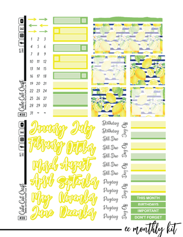 Lemon Drop #344 || ECLP Kit [PRINTABLE]