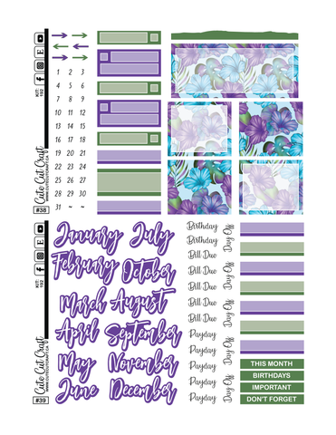 Zebra #192 || ECLP Kit [PRINTABLE]