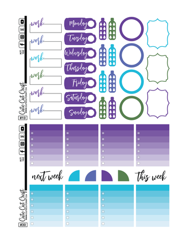 Zebra #192 || ECLP Kit [PRINTABLE]