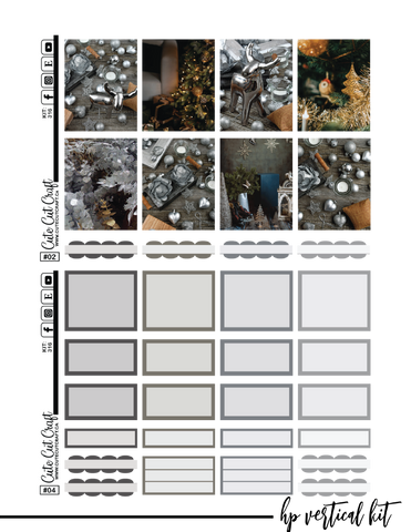 Silver Christmas #316 || ECLP Kit [PRINTABLE]