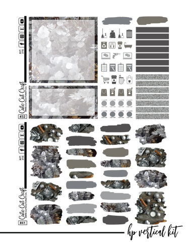 Silver Christmas #316 || ECLP Kit [PRINTABLE]