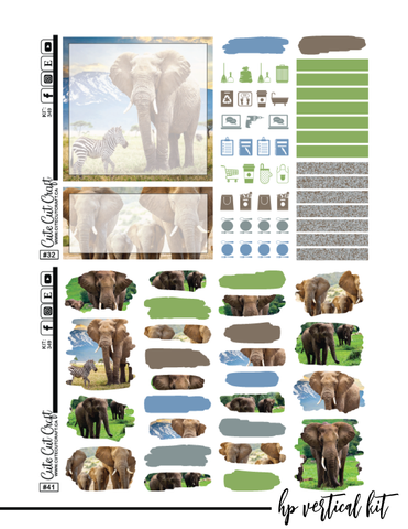 Elephant Expedition #349 || ECLP Kit [PRINTABLE]