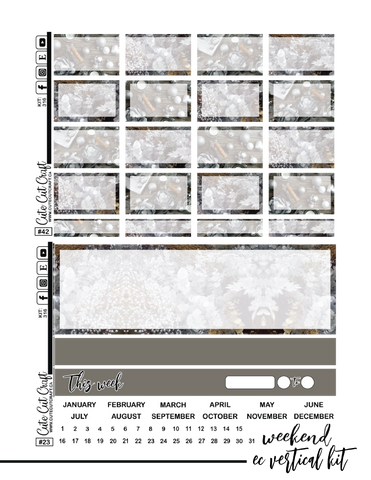 Silver Christmas #316 || ECLP Kit [PRINTABLE]