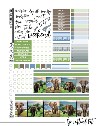 Elephant Expedition #349 || ECLP Kit [PRINTABLE]