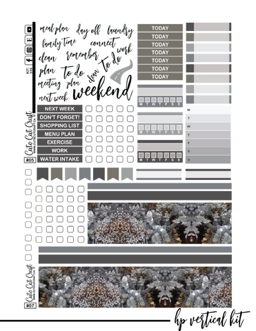 Silver Christmas #316 || ECLP Kit [PRINTABLE]