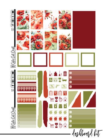 November Poppies #301 || Complete Collection [PRINTABLE]