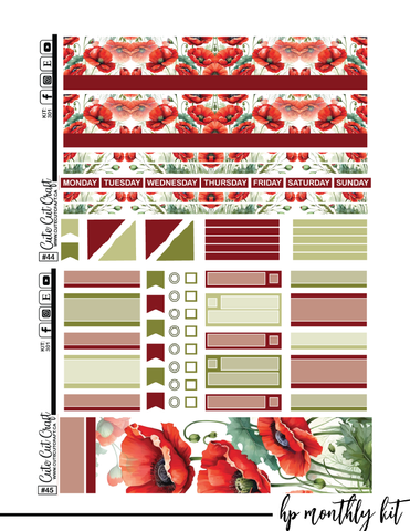 November Poppies #301 || Complete Collection [PRINTABLE]