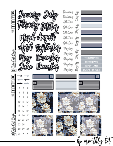 Moonlit Bridges #341 || CHP Dashboard Kit [PRINTABLE]