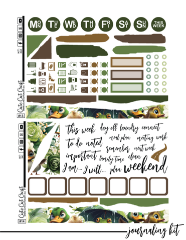 Water Buddies #342 || Journaling Kit [PRINTABLE]