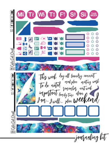 Cattafly #333 || Journaling Kit [PRINTABLE]