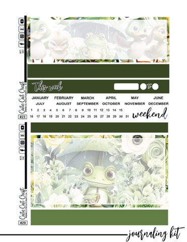 Water Buddies #342 || Journaling Kit [PRINTABLE]