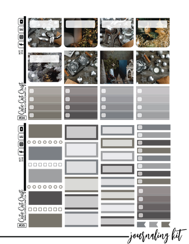 Silver Christmas #316 || Complete Collection [PRINTABLE]