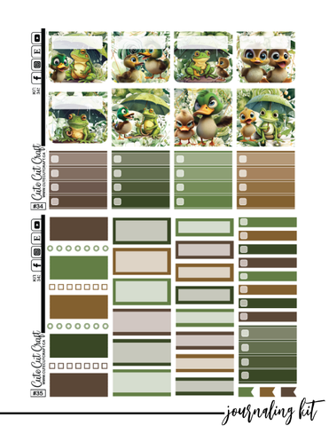 Water Buddies #342 || Journaling Kit [PRINTABLE]