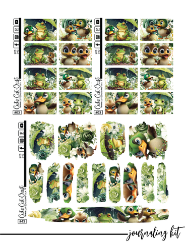 Water Buddies #342 || Journaling Kit [PRINTABLE]