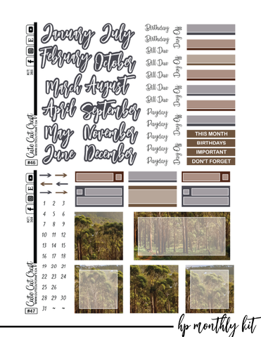 Cute Koala #368 || CHP Vertical Kit [PRINTABLE]