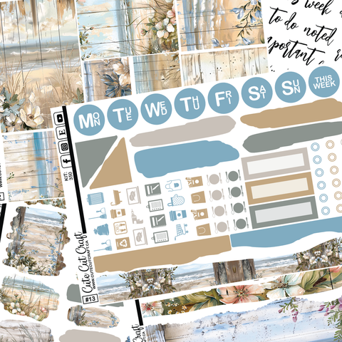 Beachscape #350 || Journaling Sheets