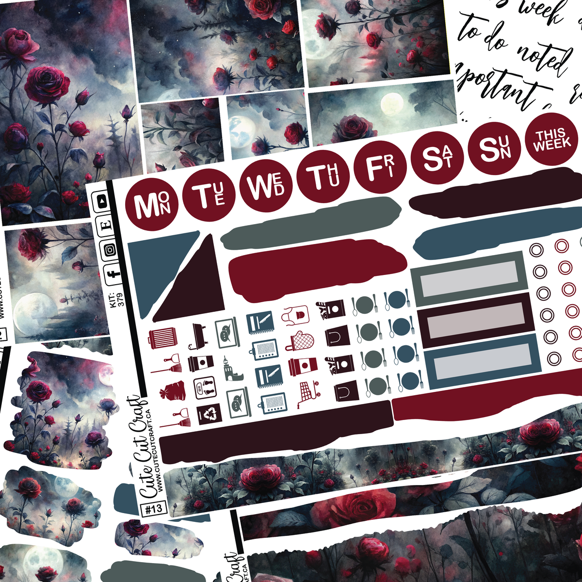 Bachelor Graveyard #379 || Journaling Sheets